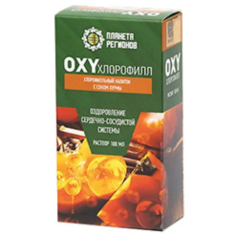 З сокам хурмы «OXYхларафіл» - оксіхларафіл